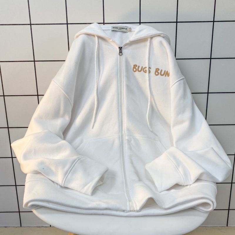 Áo Khoác Hoodie Form Rộng Phối Zip Unisex FUNKY Vải Nỉ Bông Dày Dặn Caunisex | BigBuy360 - bigbuy360.vn