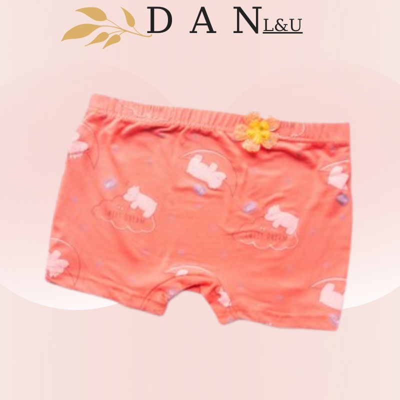 Quần Trẻ Em Cotton An Toàn Cho Bé Họa Tiết Dễ Thương DAN L&amp;U 0553