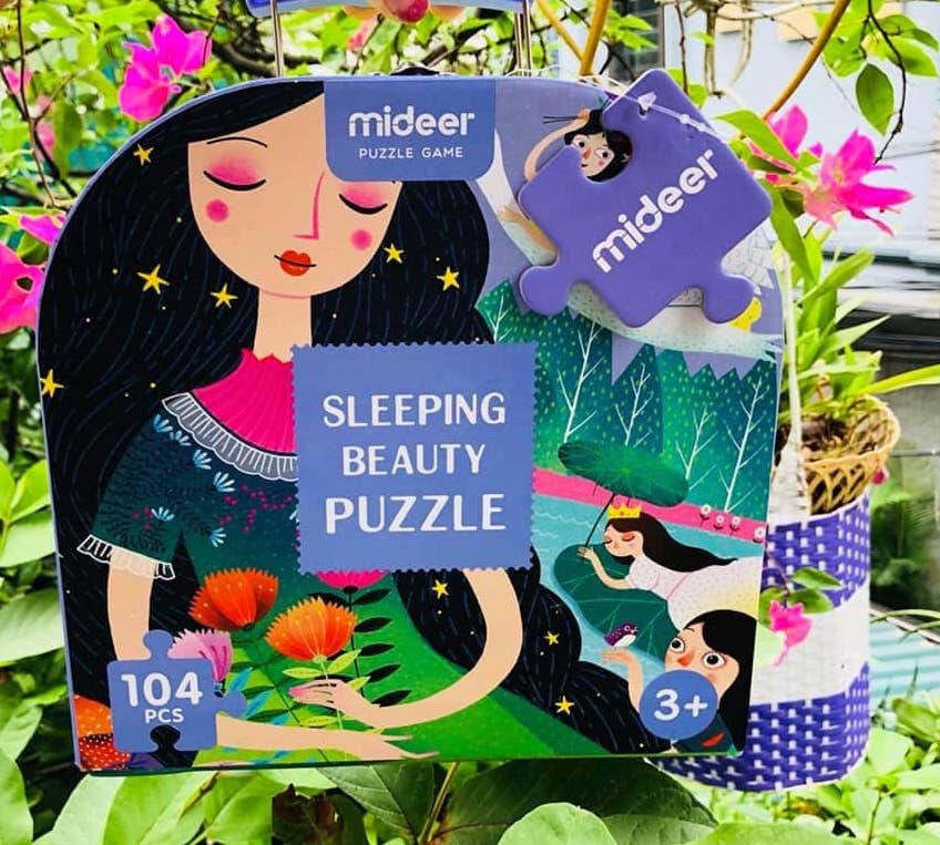 Ghép hình Mideer Công chúa ngủ trong rừng - Mideer puzzle Sleeping Beauty - MD3028 - 104pcs - 3Y+