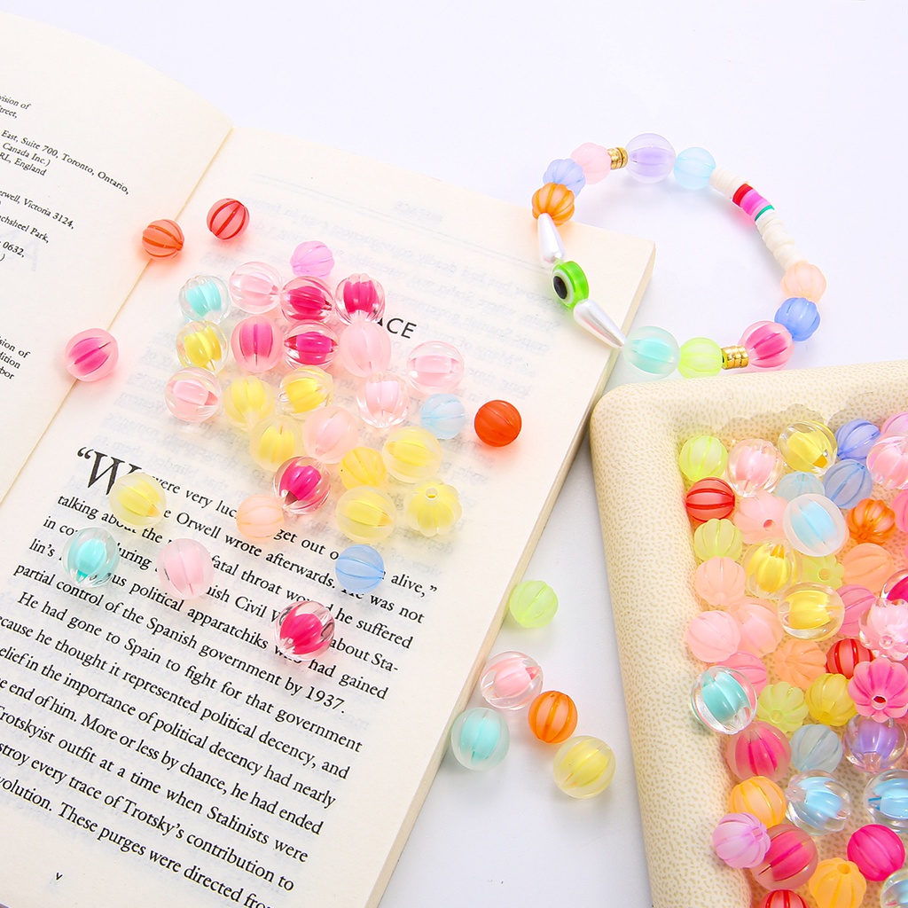 Hạt Nhựa Acrylic Nhiều Kiểu Dùng Làm Trang Sức DIY