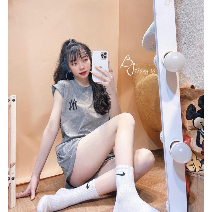 SNU456 - BỘ ĐÙI NỮ NAIY TAY GẤP GẤU 3M
