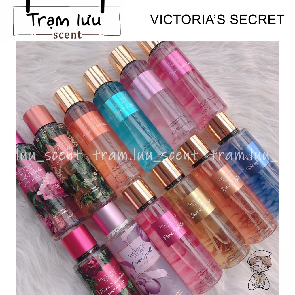 Xịt thơm toàn thân Body Mist Victoria's Secret 5ml -30ml [Chính hãng 100%]