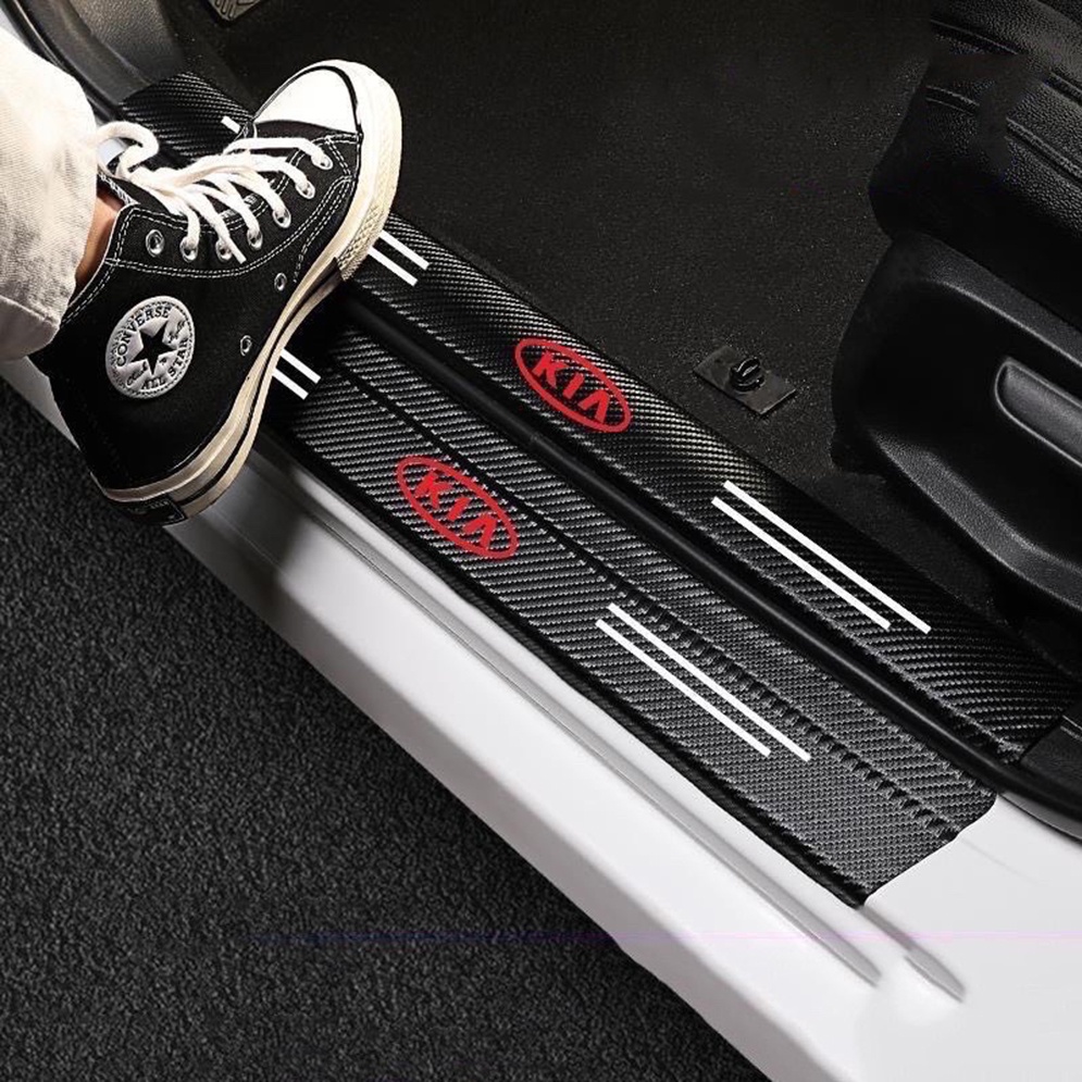 Nẹp Dán Vân Carbon Chống Trầy Xước Bảo Vệ Bậc Cửa Ô Tô/ Bảo Vệ Cốp Sau Ô Tô Cho Nhiều Hãng Xe