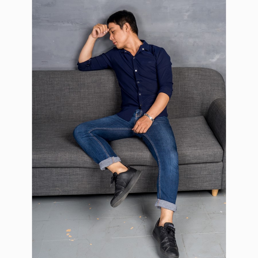 Áo sơ mi nam MĐ A128 (Trắng) | BigBuy360 - bigbuy360.vn