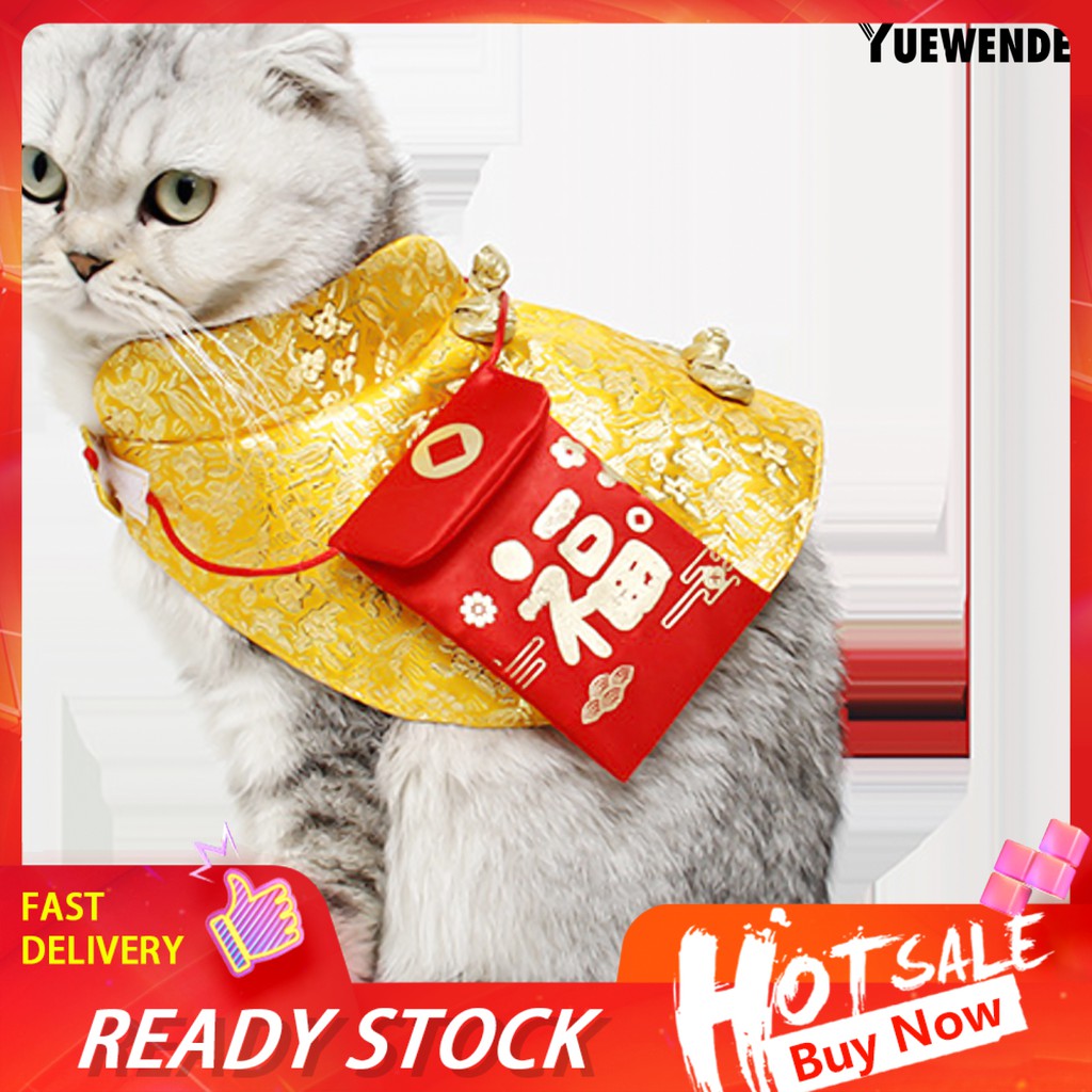 Áo Choàng Giữ Ấm Cho Thú Cưng Phong Cách Trung Hoa