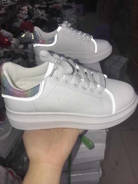 Giày Thể Thao MCQ Gót Nhiều Màu Phản Quang và không Phản Quang (Fullbox) | BigBuy360 - bigbuy360.vn