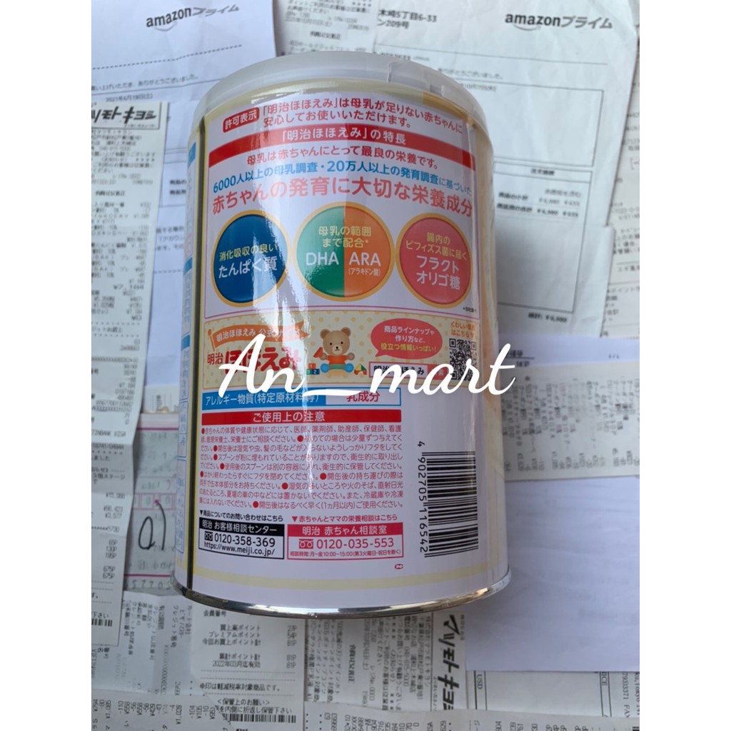 Sữa Meiji số 0, Số 9 Nội Địa Nhật Hộp 800g Đủ Số Hàng Bay AirCargo Date Xa