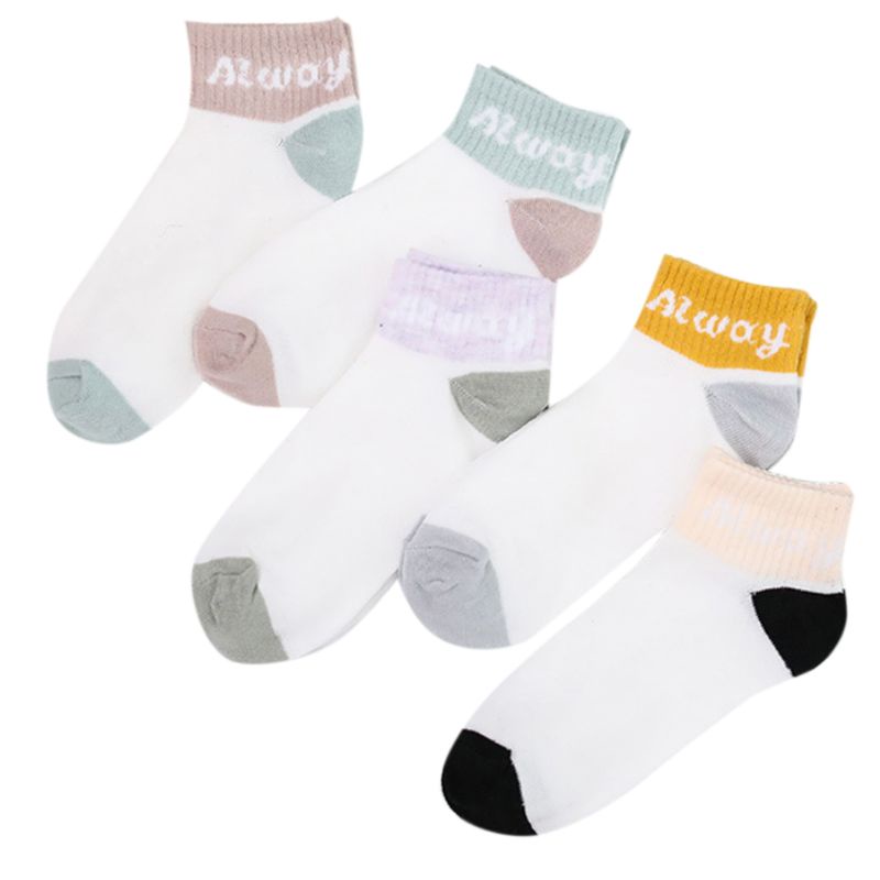 Vớ Cotton Cổ Thuyền 15 Kiểu Hàn Quốc Ngọt Ngào Chống Trượt Cho Nữ