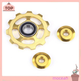 Mtb 11t bicycle rear derailleur wheel ceramic cnc road bike guide roller