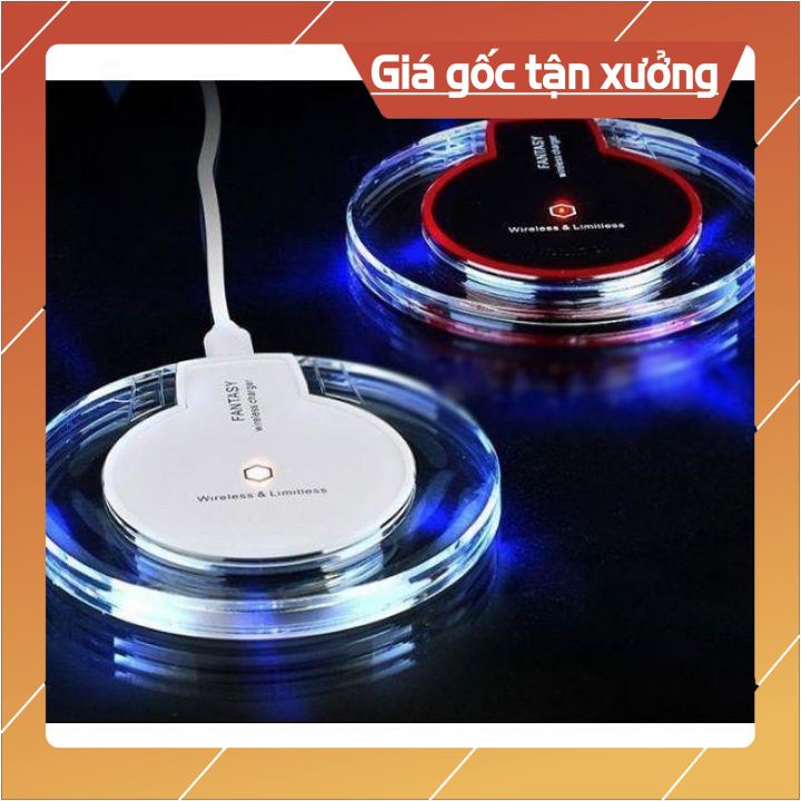 Sạc Không Dây Chuẩn Qi FANTASY (Đen/ Trắng)