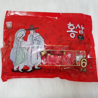 combo 10 gói kẹo hồng sâm ông bà lão Hàn Quốc 200gr