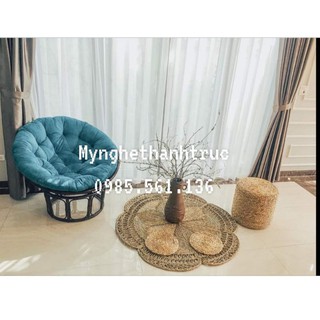 (Loại đẹp nhất) Thảm cói, thảm lục bình bông hoa cỡ nhỏ 90cm siêu xinh