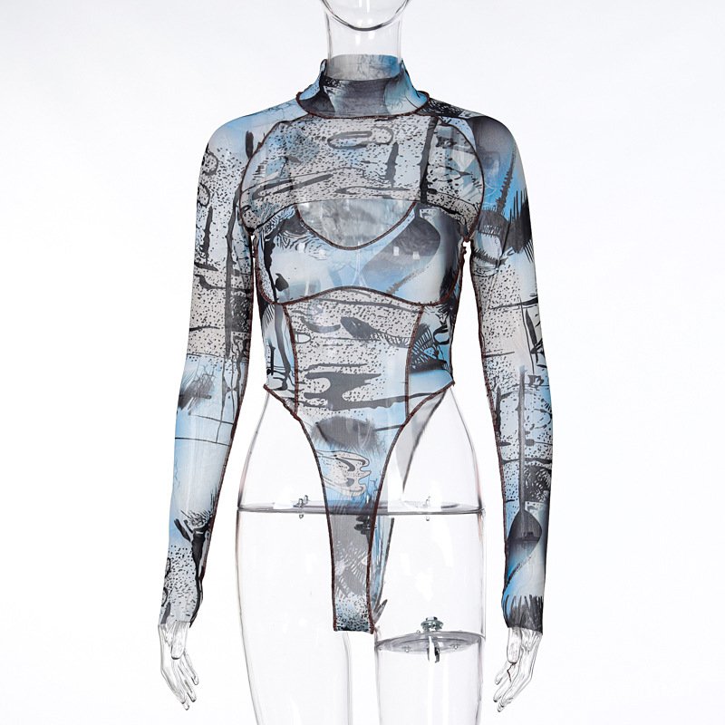 Set 2 Áo Lưới Tay Dài Thời Trang Dành Cho Nữ | BigBuy360 - bigbuy360.vn