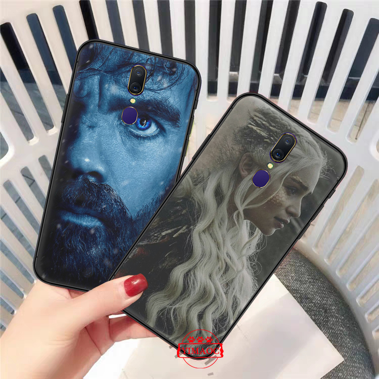 Ốp Điện Thoại Mềm Hình Game Of Thrones 82ih Cho Oppo A3S A5 2018 A37 Neo 9 A39 A57 A5S A7 A59 F1S A77 F3 A83 A1 F5 A73 F F9 Pro