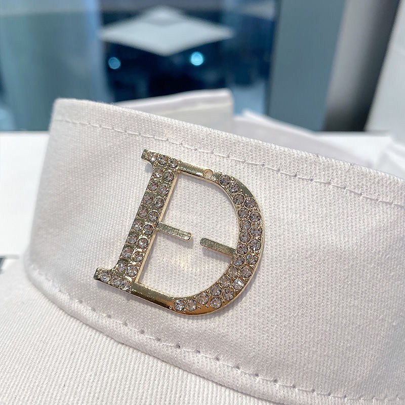 Thời Trang Mũ Lưỡi Trai Hở Chóp Đính Đá Phong Cách Thể Thao Dành Cho Nam Và Nữ