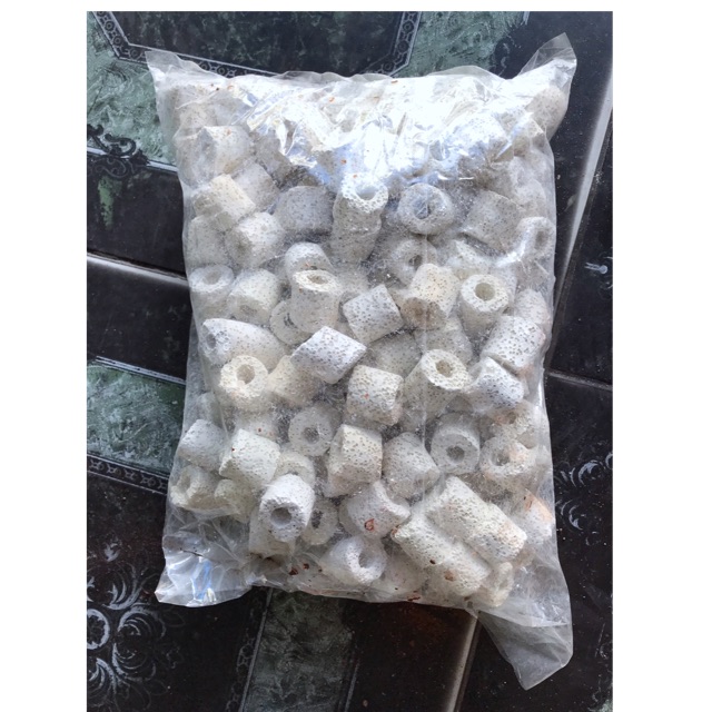 1KG SỨ LỌC VIÊN VẬT LIỆU LỌC HỒ CÁ NON BỘ