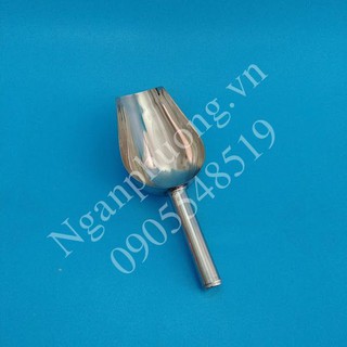 Dụng cụ xúc đá inox, muỗng xúc đá
