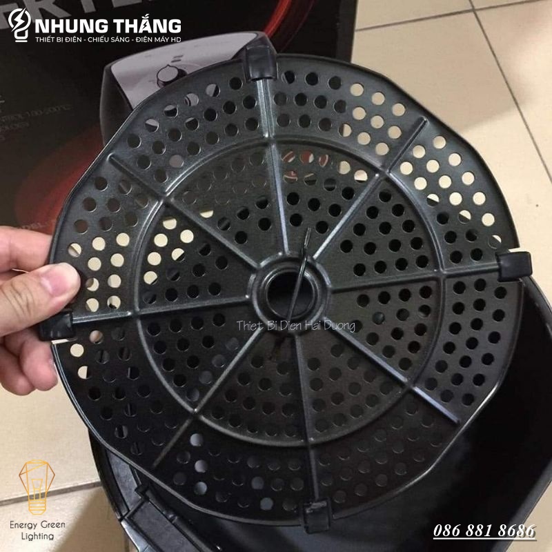 Nồi Chiên Không Dầu 6 Lít Sharp S-066 Công Suất 1500w - Loại Bỏ 80% Chất Béo, Chống Dính Hoàn Hảo, Làm Chín Nhanh