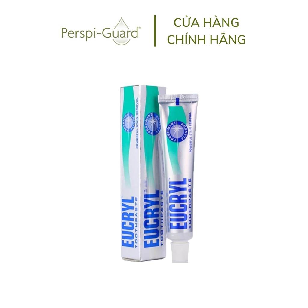 [HB GIFT] Kem Đánh Răng Bạc Hà Tẩy Trắng Eucryl Toothpaste 62g