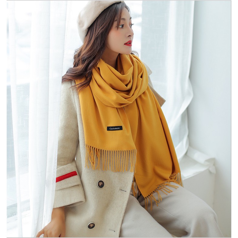 Khăn Quàng Cổ CASHMERE cao cấp size lớn