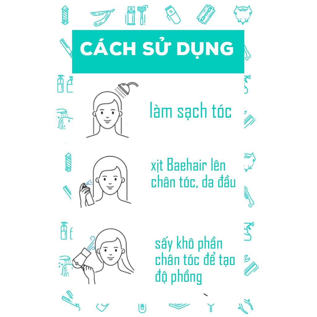 Xịt dưỡng làm dày ngăn ngừa rụng tóc Baehair Super Volume | BigBuy360 - bigbuy360.vn