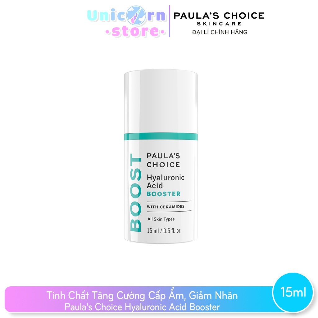 Tinh Chất Tăng Cường Cấp Ẩm, Giảm Nếp Nhăn Và Lão Hóa Chứa Hyaluronic Acid Paula's Choice Hyaluronic Acid Booster 15ml