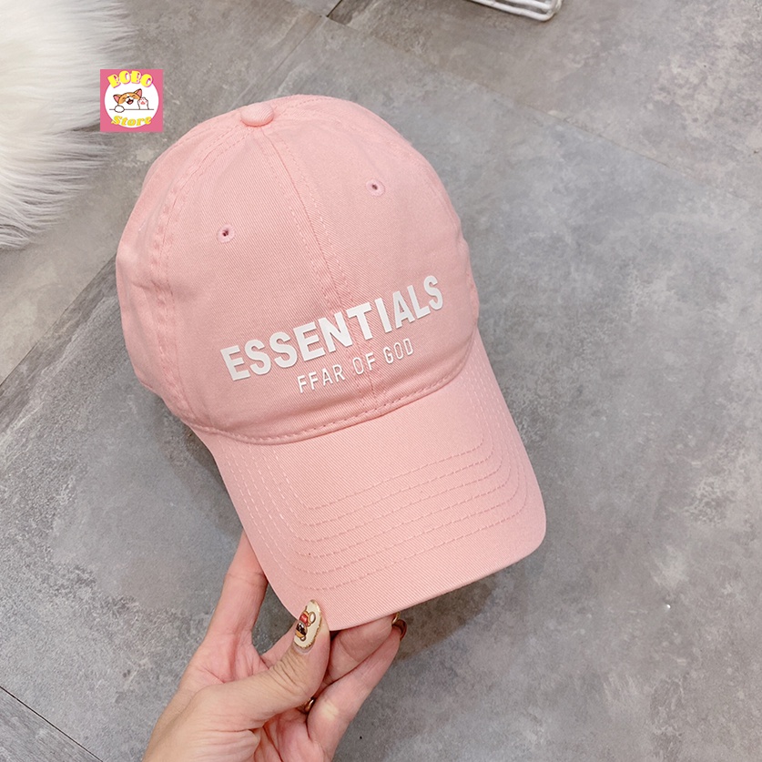 Mũ lưỡi trai Essentials unisex nhiều màu chất cotton mềm mại hot trend