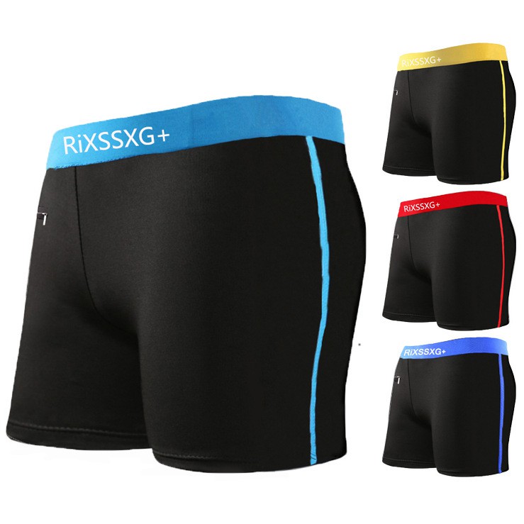 quần bơi nam boxer cạp cao khô nhanh,ống rộng xẻ size 2021 bán hot,số lượng nhiều