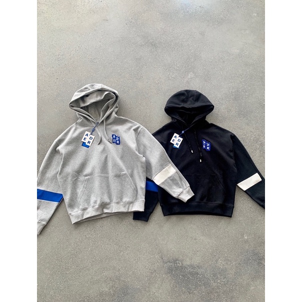 Áo nỉ mũ Ader Error 6th universary patchwork hoodie