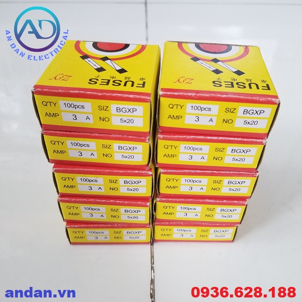 Cầu Chì Thuỷ Tinh, ruột chì thủy tinh 5x20 – 0.5A, 1A, 2A, 3A, 4A, 5A, 6A, 10A, 15A, 20A