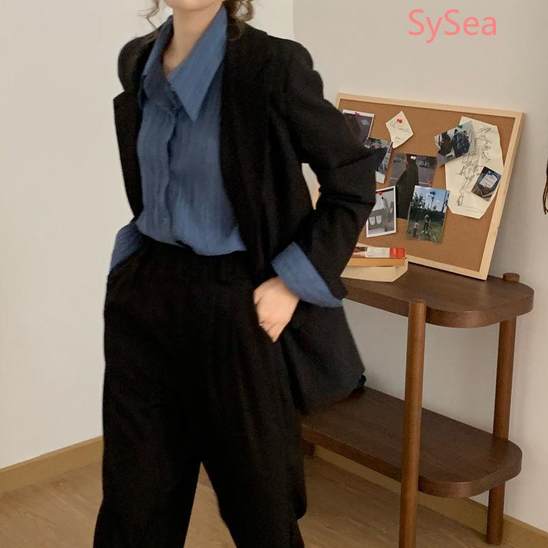 Áo sơ mi dài tay dáng rộng thời trang mùa xuân dành cho nữ