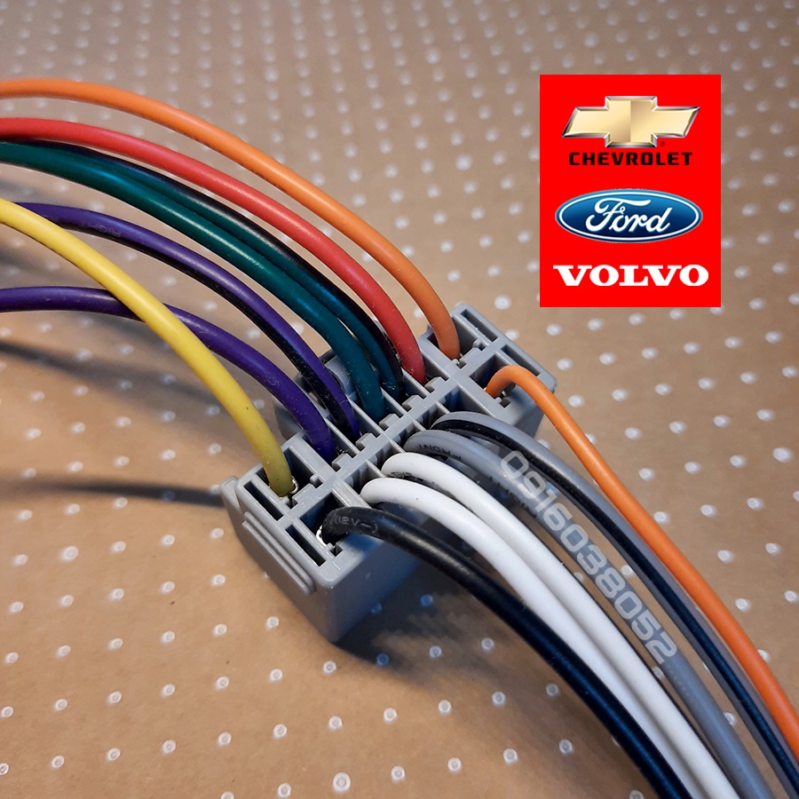 Jack Loa Nguồn 14 pin cho đầu CD Ford Fiesta, Chevrolet, Volvo