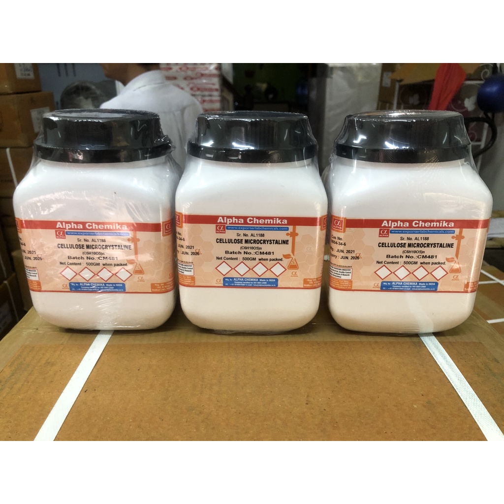Hóa chất Cellulose microcrystaline - Vi tinh thể cellulose mã CAS 9004-34-6