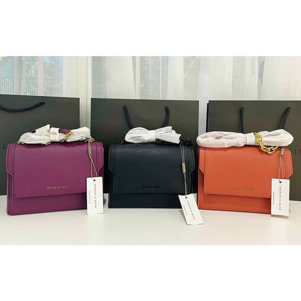 Túi xách nữ đeo vai đeo chéo CNK hottrend Chain Handle Evening Bag Item No CK2-80701061-1