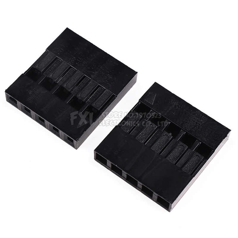 Set 100 Đầu Nối Dây Cáp Dupont 2.54mm 5P 1X5P