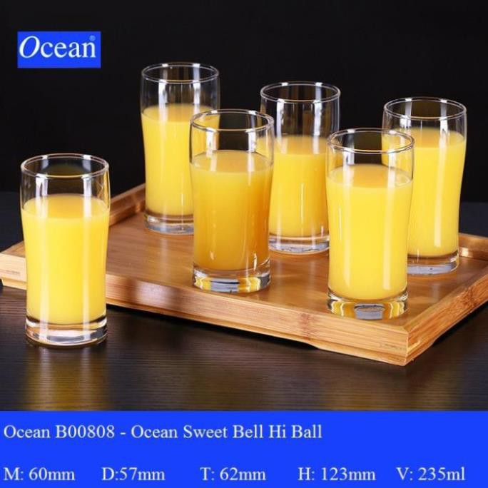 [Giá Gốc] Cốc Thủy Tinh Ocean Sweet Bell Hi Ball  B00808 Dung Tích 235ml Mua Nhiều Giảm Giá