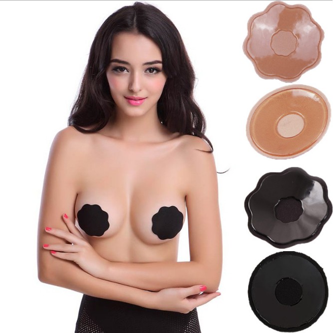 1 cặp miếng dán ngực Silicone có thể tái sử dụng