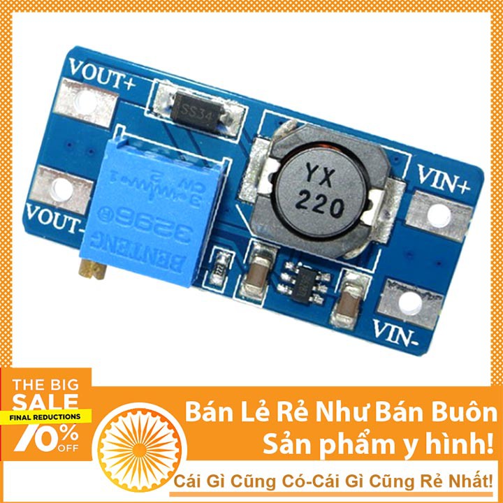 Mạch Tăng Áp 2A MT3608