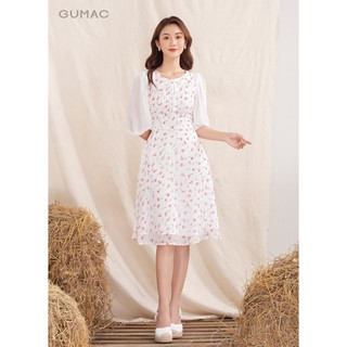 Đầm hoa phối tay DA1064 GUMAC