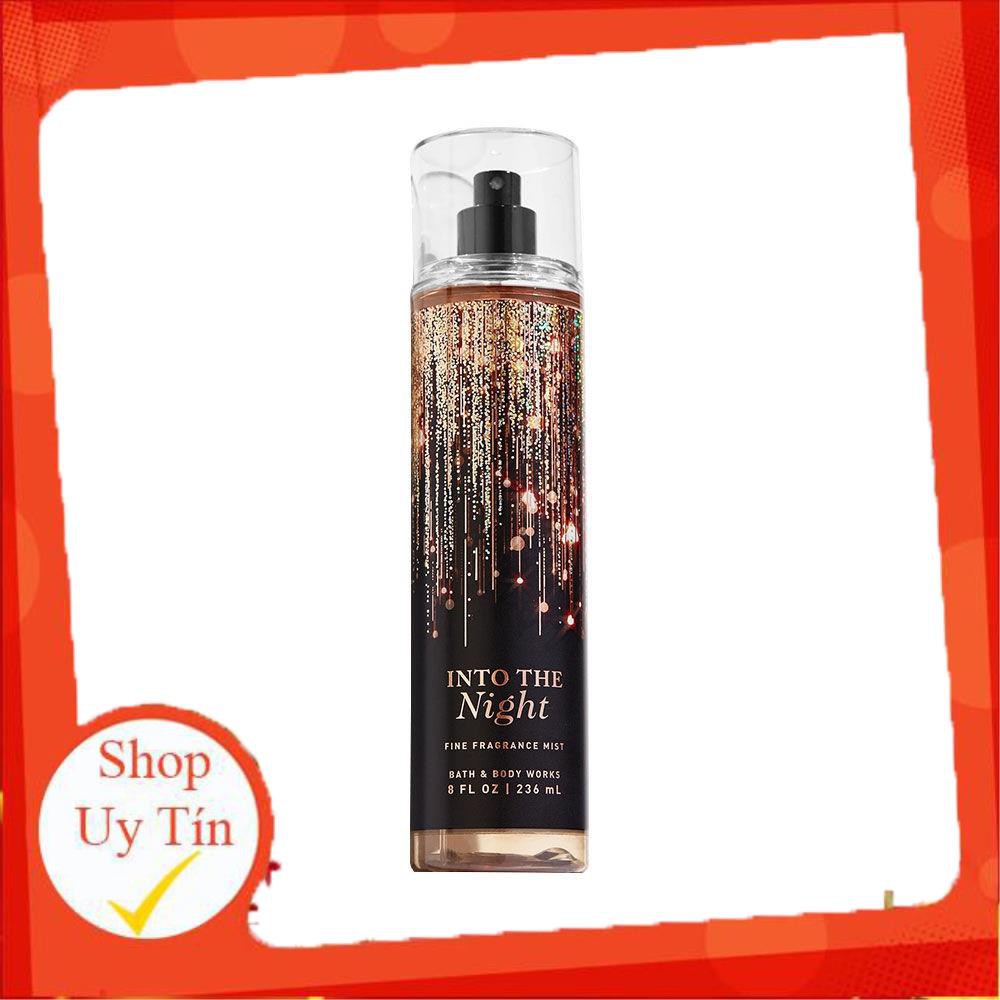 Xịt thơm toàn thân Bath & Body Works Into The Night (30ml-50ml-100ml) 🍭Hot🍭 | Thế Giới Skin Care