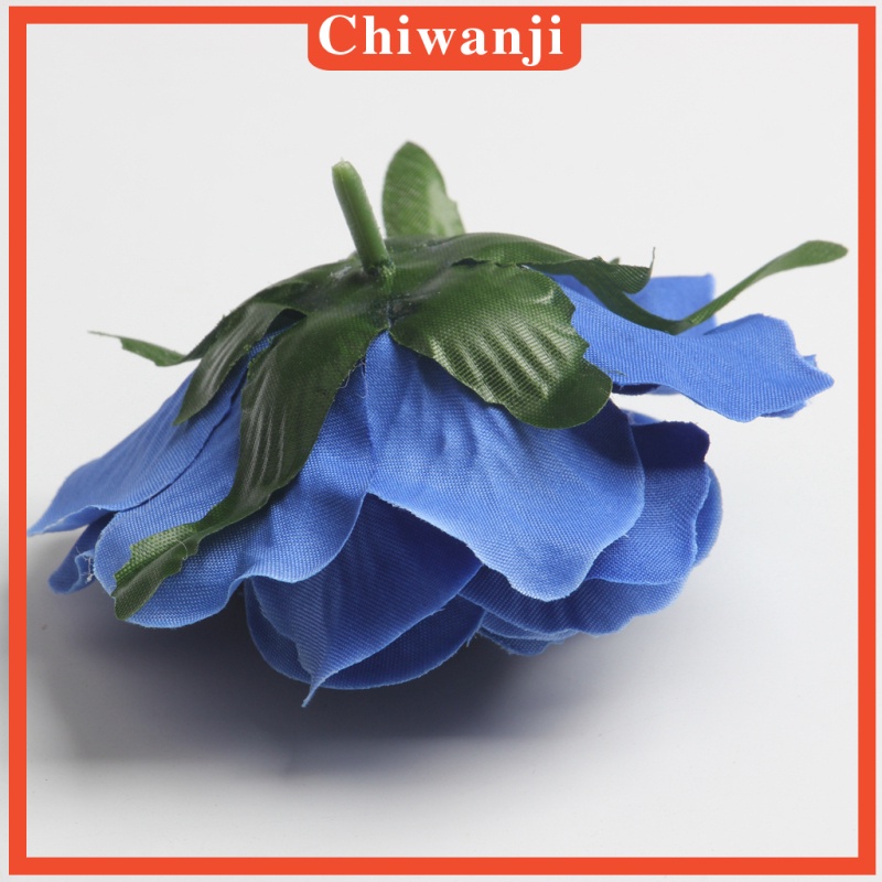 [CHIWANJI] 10 Pieces Artificial Silk Rose Buds Flower Head DIY Accessories