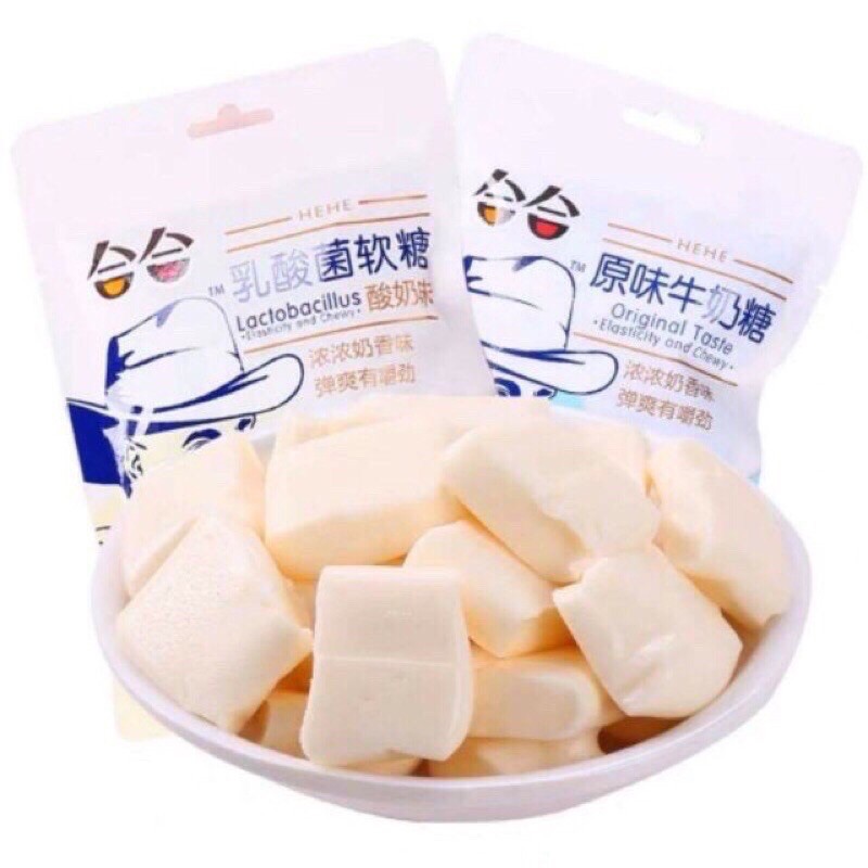 Kẹo sữa - sữa chua dẻo Đài Loan 360g/gói
