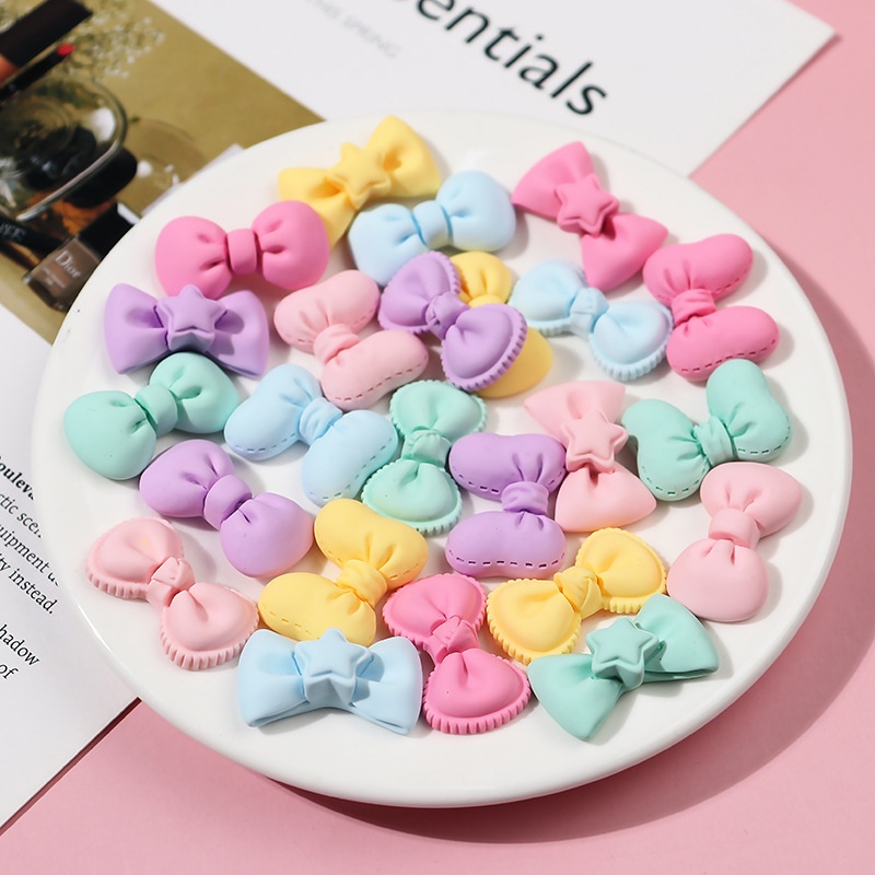 thắt nơ Resin phụ kiện dép Crocs charm DIY khóa giày crocs jibbitz Nhựa trang sức Phụ kiện trang trí giày crocs nút trang trí điện thoại di động Nắp đậy / Khung ảnh / Cốc nước / Túi Nguyên liệu làm phụ kiện handmade sáng tạo