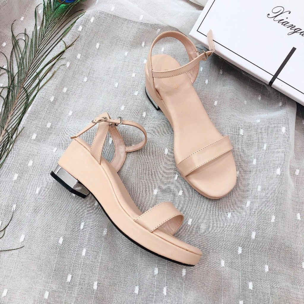 GIÁ CŨ 220K Sandal Xuồng Aldo Nude Da Mềm-Kunbee Shop