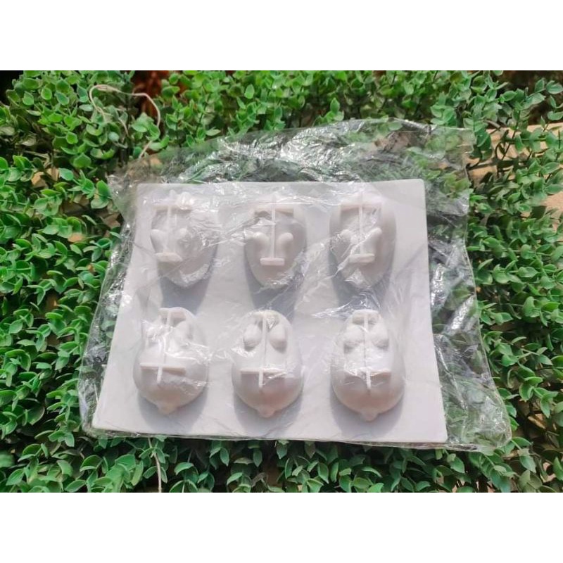 Khuôn thỏ 6 hình vỉ 6 thỏ silicon làm bánh