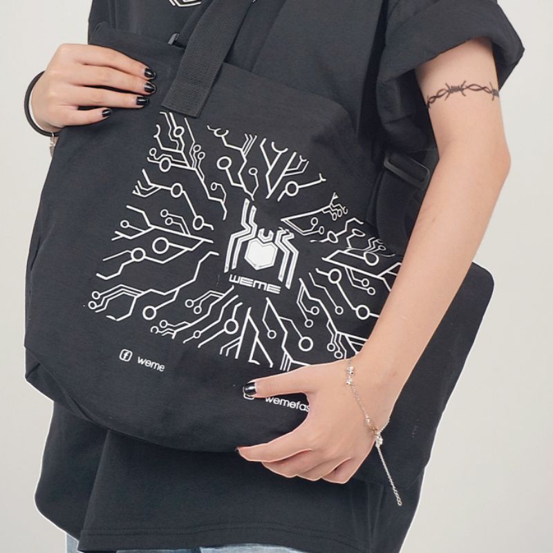 Túi tote túi đeo vai cá tính local brand WEME tote chính hãng