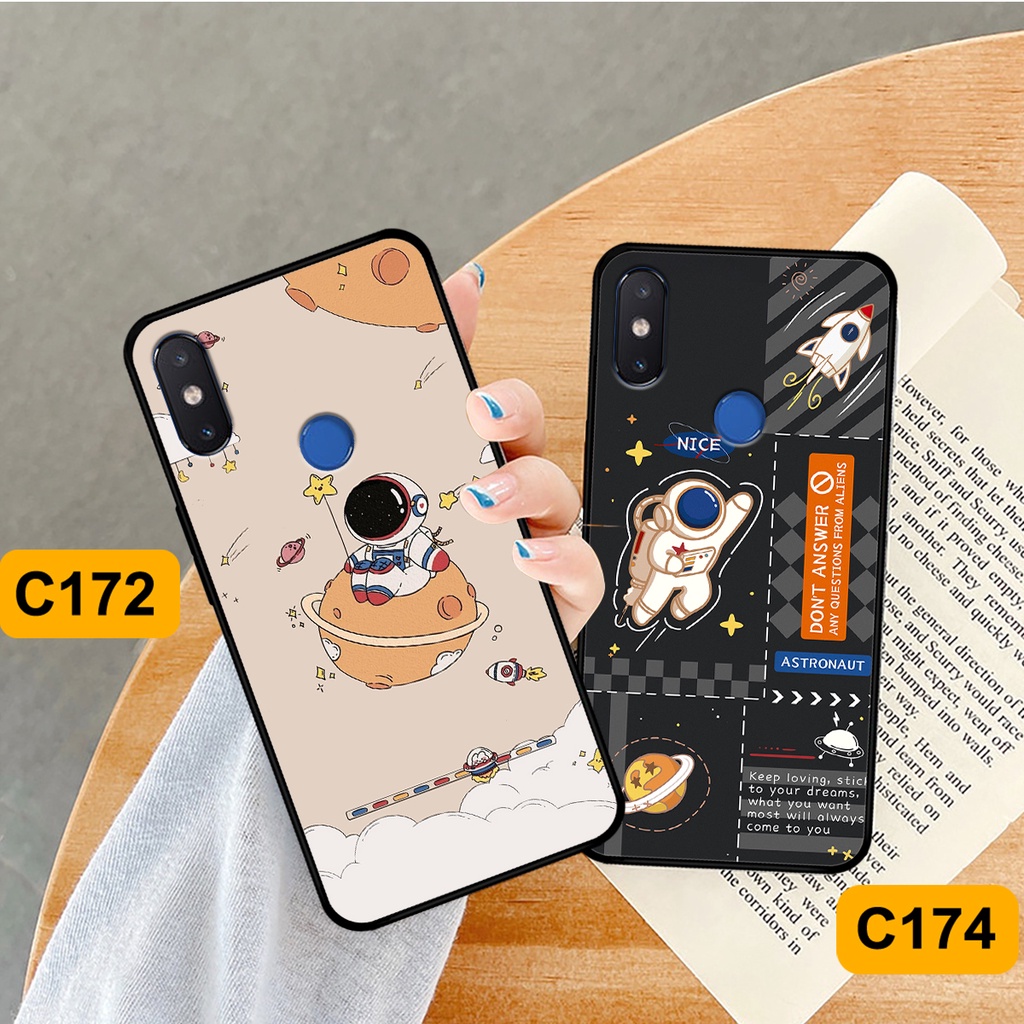 Ốp Xiaomi Mi 8 SE / Mi 8 Lite in hình astronaut, phi hành gia vũ trụ hottrend, độc đáo, cá tính.