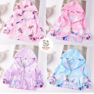 Áo gió cho bé, áo khoác mùa đông cho bé gái mặc đi học đi chơi họa tiết đáng yêu Hely Kids size từ 13kg đến 25kg