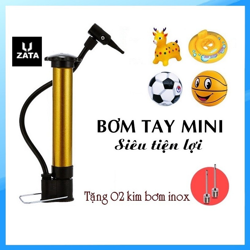 Bơm mini cầm tay 21 cm cao cấp
