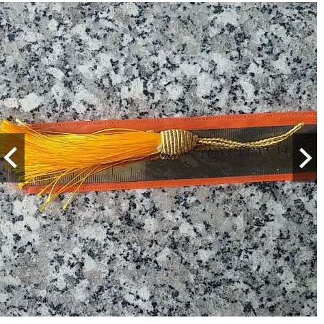 tua rua ốp đầu bằng dây kim tuyến dài 15-16cm trang trí handmade,quạt, đồ phong thủy,trang sức cổ trang...